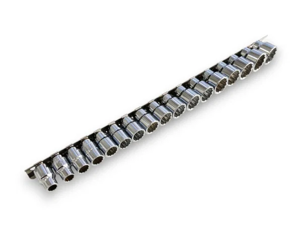 Socket Set 3/8" Shallow CRV 17PC Toolzone SS094 - Image 2