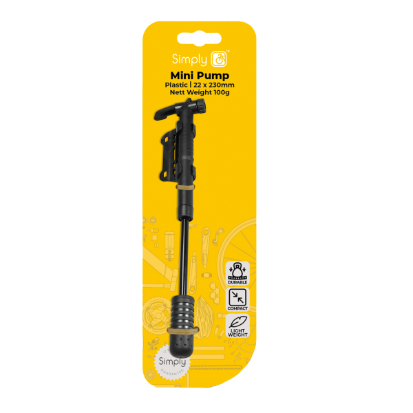 Bicycle Pump SIMPLY Portable Manual Bike Tire Inflator