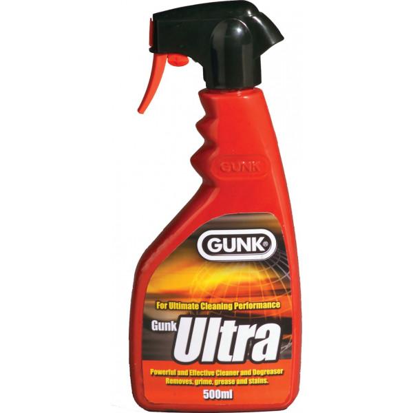 GUNK Engine Degreaser Ultra Spray 500ml – Motor Oil Grease Grime Cleaner