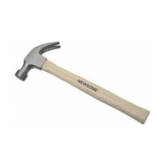 Newsome 16oz Claw Hammer Nail Puller Prying Automotive DIY Carpentry