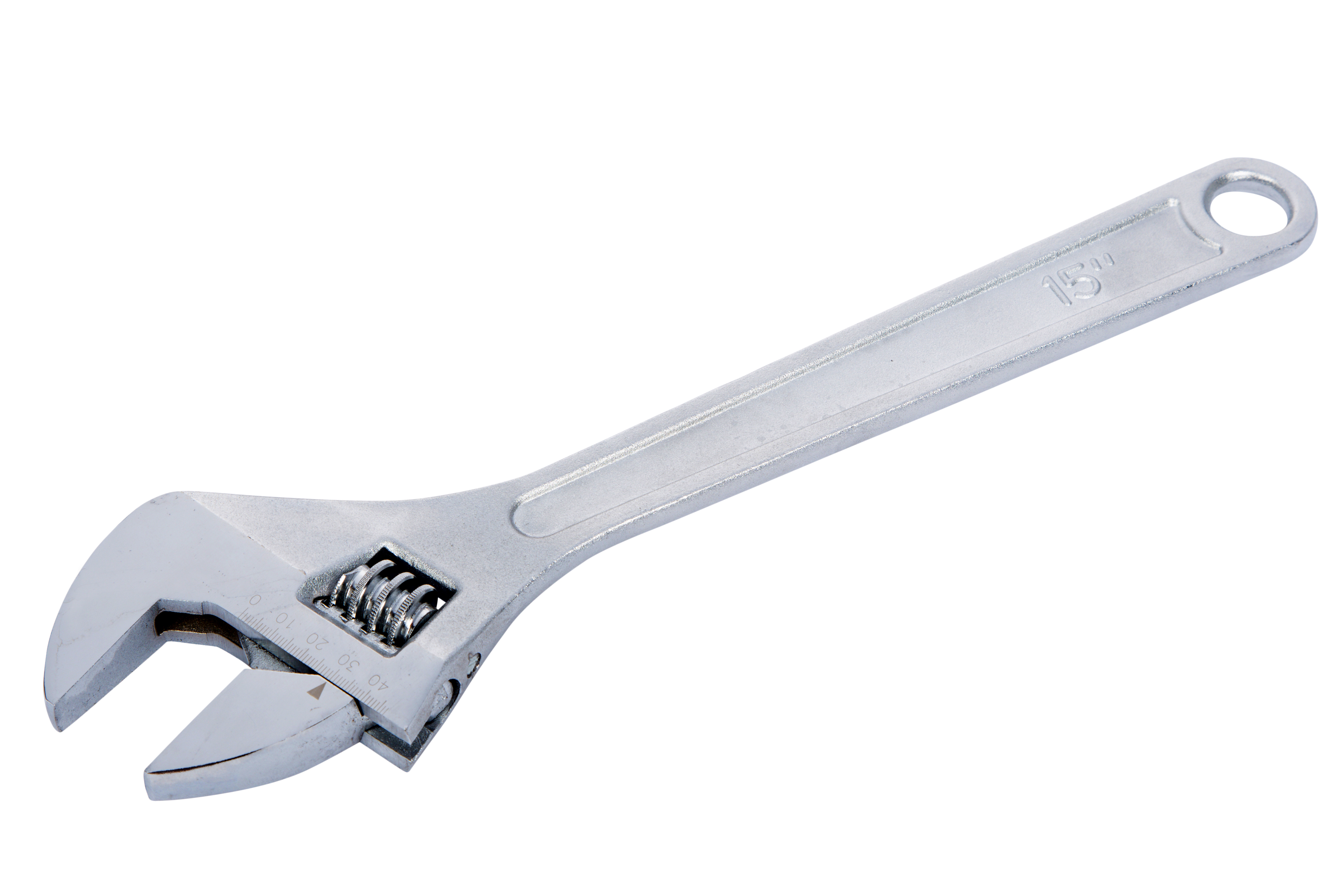 BlueSpot 15" Carbon Steel Adjustable Wrench Spanner 50mm Jaw Extra Long Handle - Image 2