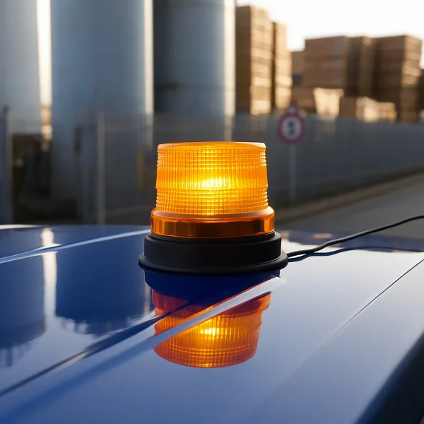 Streetwize Flashing Amber Beacon 12V 24V Car Van Caravan