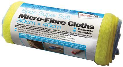Streetwize Microfibre Towel Car Cleaning Valeting Caravan Trailer