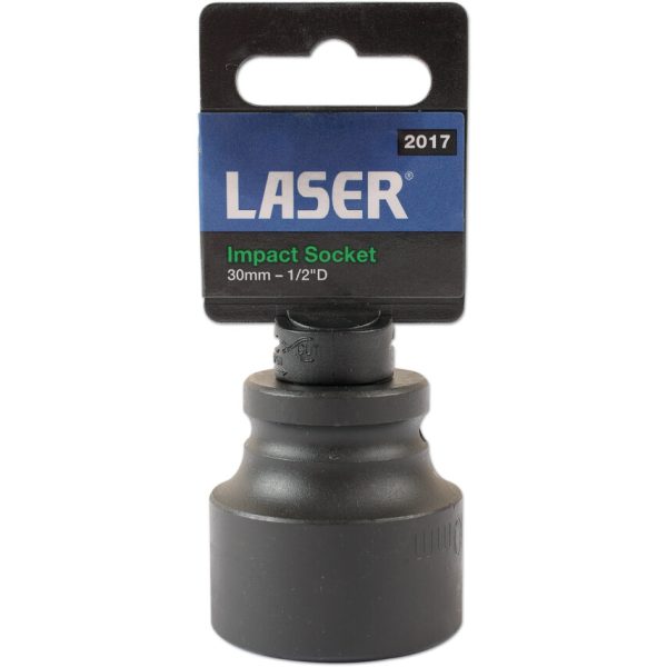 Air Impact Socket 30mm 1/2″ Drive Laser Tools 2017 Chrome Vanadium