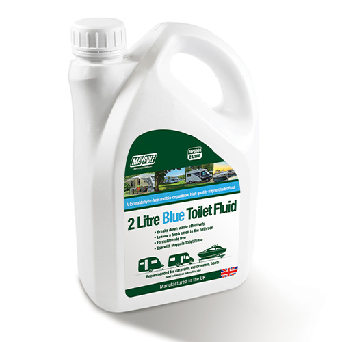 Caravan Motorhome Toilet Fluid Maypole 2L Eco Camping Chemical Formaldehyde Free