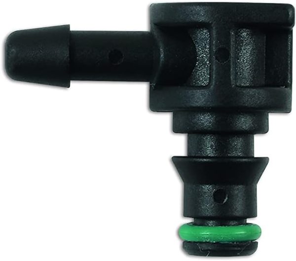 Connect 34024 Angled Fuel Line Quick Connector 4mm 6mm Hose Pk 5