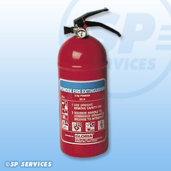 ABC Dry Chemical Fire Extinguisher Powder 2kg Multi-Purpose Vehicle Garage