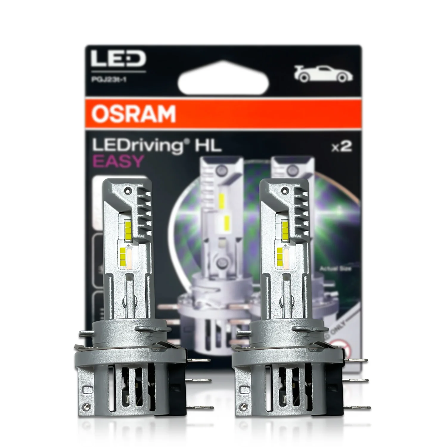 H15 LED Headlight Bulbs Osram LEDriving HL EASY Pair
