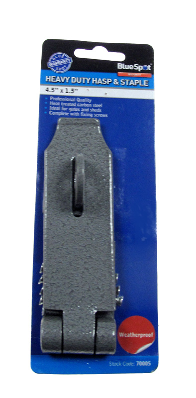 BlueSpot Heavy Duty Hasp & Staple Security Lock Shed Gate Garage Door Padlock