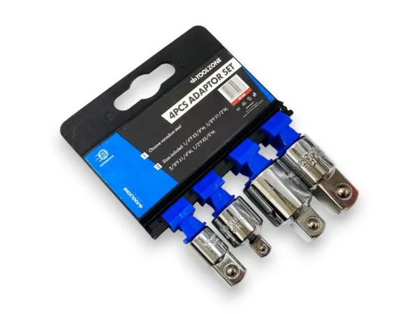 Socket Adaptor Reducer Set 4PC Toolzone SS166 - Image 2