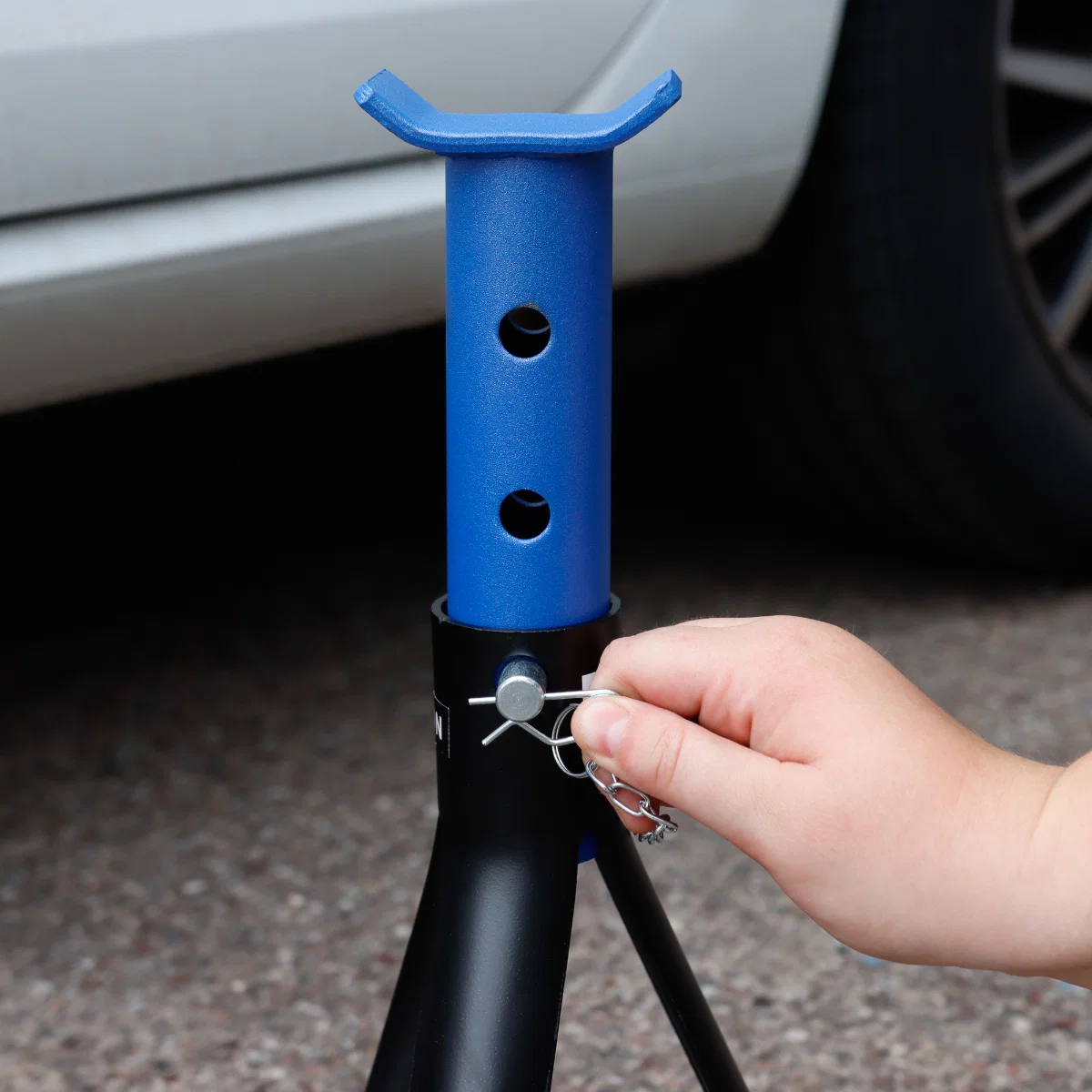 Streetwize Axle Stands Pair Adjustable 2 Tonne Garage Car Van