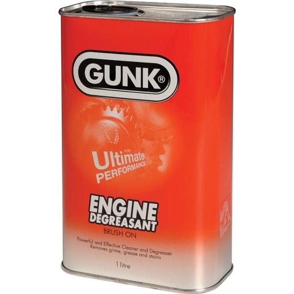 GUNK Engine Degreaser Brush On 1 Litre Oil Grime Cleaner