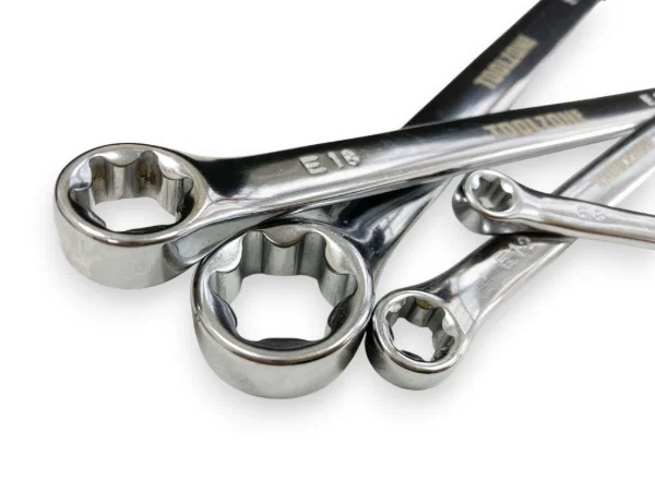 Toolzone 4 Piece Star Dend Ring Spanner Set SP135 - Image 2