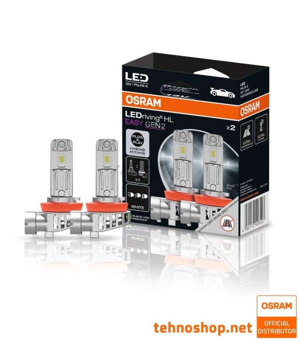 RING Osram LED H8 H9 H11 H16 Headlight Fog Light Bulbs 12V Upgrade