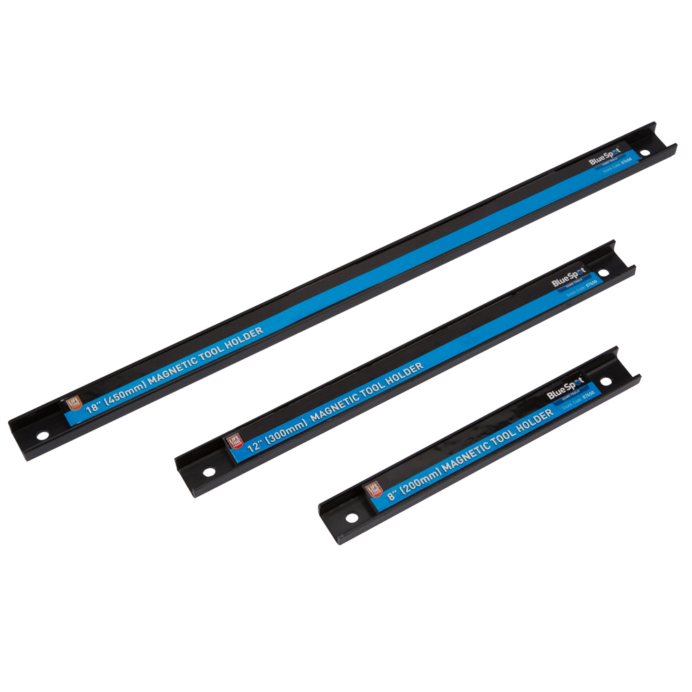BlueSpot Magnetic Tool Holder Set 3pc High Strength Wall Mount Workshop - Image 2