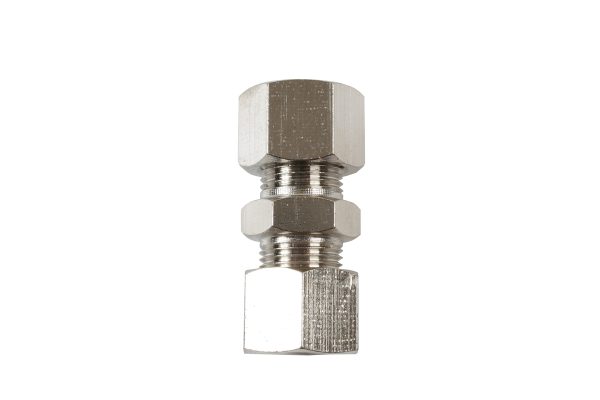 Connect 8mm Compression Fittings Fuel Brake Air Line Repair Connector Kit x2