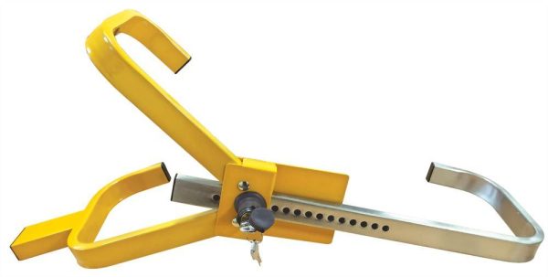 Streetwize Cross Face Wheel Clamp Car Van Caravan Security Anti-Theft