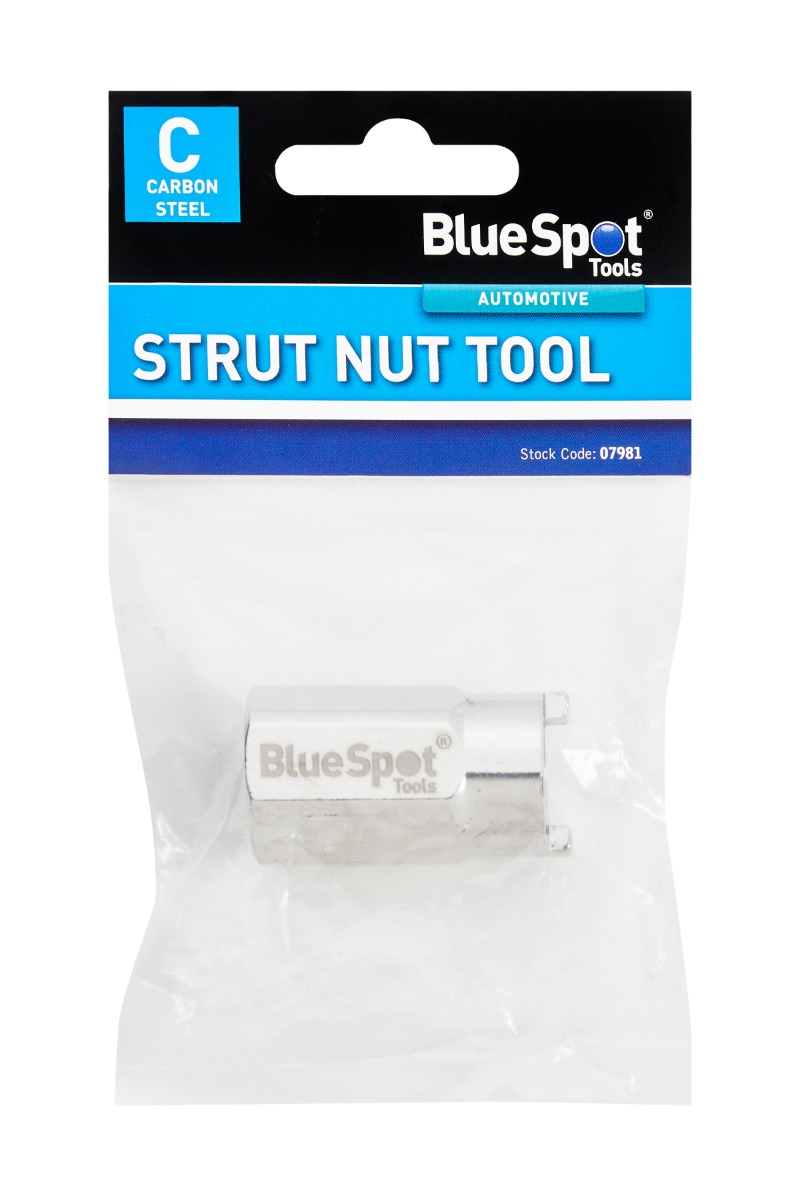 Bluespot 22mm Strut Nut Tool VAG BMW Citroen Ford Heat Treated Carbon Steel
