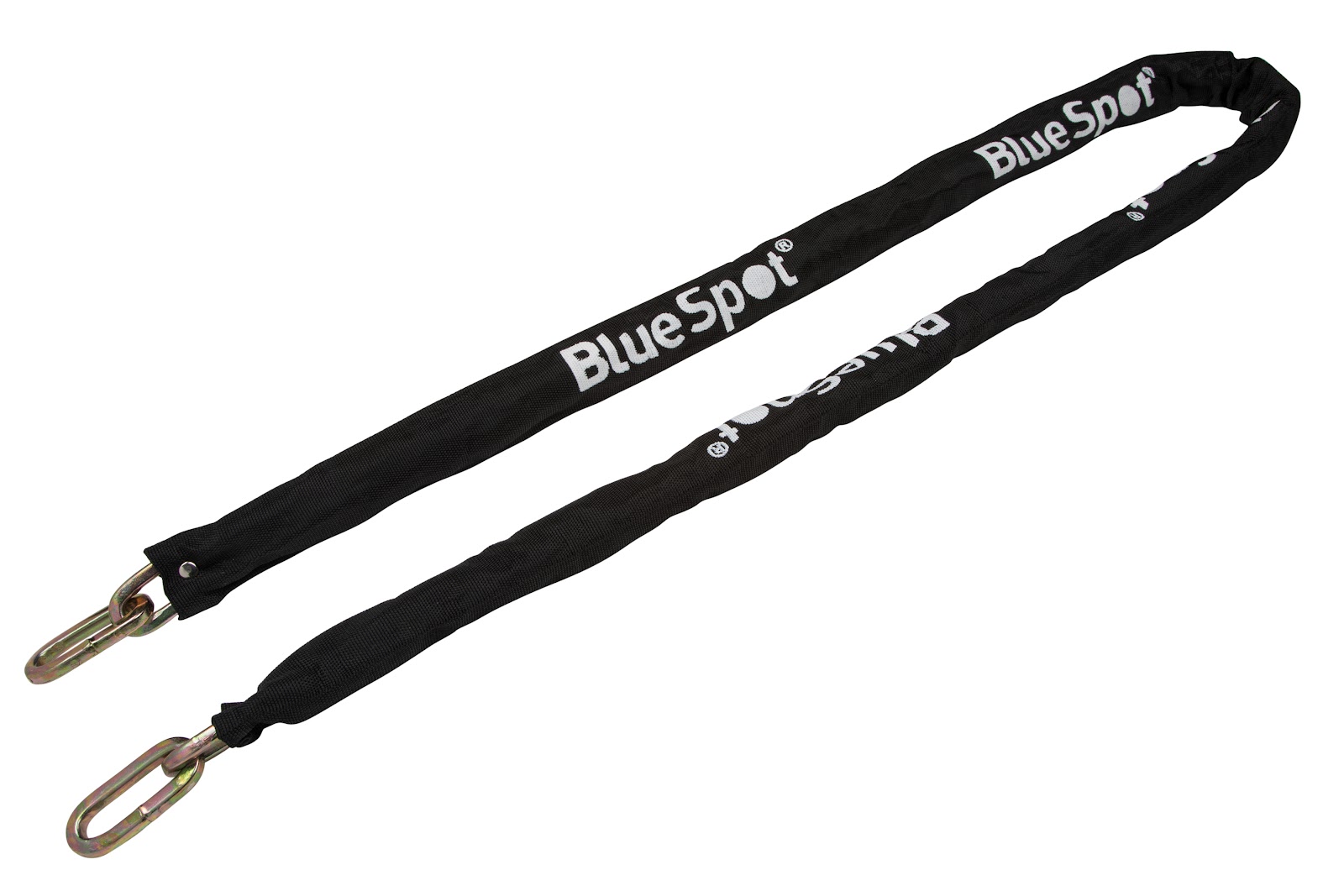 BlueSpot 6ft 10mm Hardened Steel Security Chain Square Link Nylon Sheath