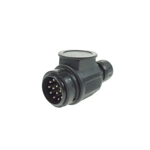 Maypole 12V 13 Pin Twin Cable Conversion Plug Trailer Caravan Towbar - Image 2