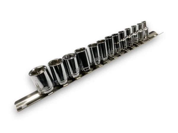 Toolzone Socket Set 13PC 1/4″ Drive Shallow CRV