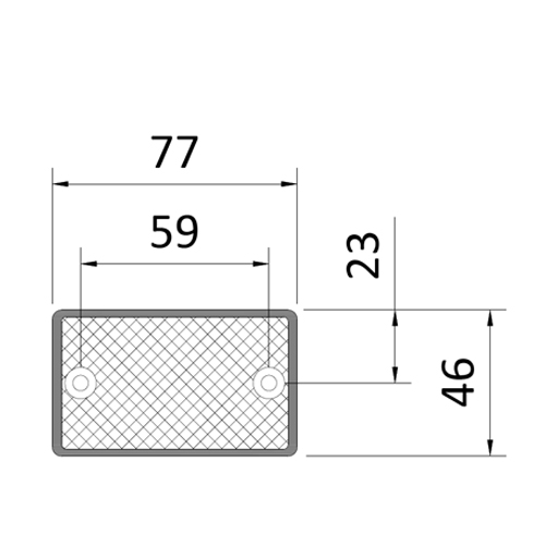 Maypole Clear Front Reflector E Approved Trailer Caravan Pair - Image 2