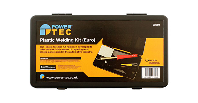 Powertec Plastic Welder Repair Kit Car Bumper Panel - Image 5
