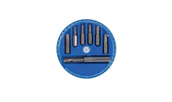 Silverline 7pc Torx Screwdriver Bit Set T10 T15 T20 T25 T30 T40 Star Bits