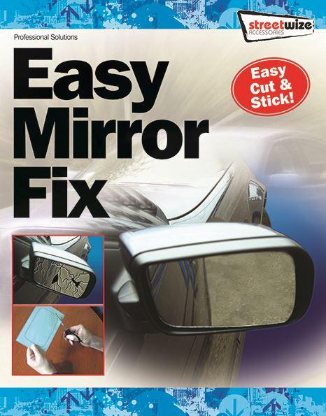 Streetwize Easy Wing Mirror Repair Kit 10×7 Car Caravan Trailer Towing HD