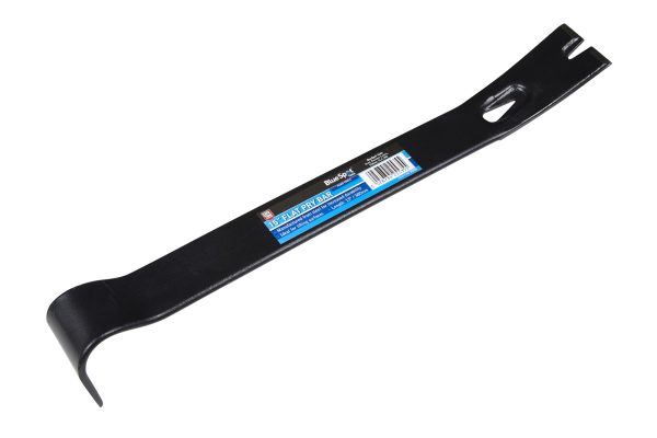 BlueSpot 15″ 380mm Flat Pry Bar Drop Forged Heat Treated 2 Nail Removers Lifting