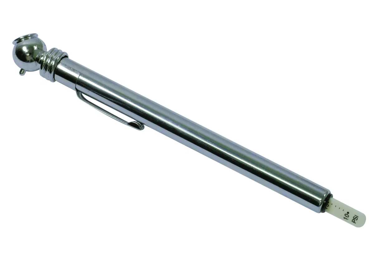 Streetwize Analogue Tyre Pressure Gauge Chrome Car Van Pencil Portable - Image 2