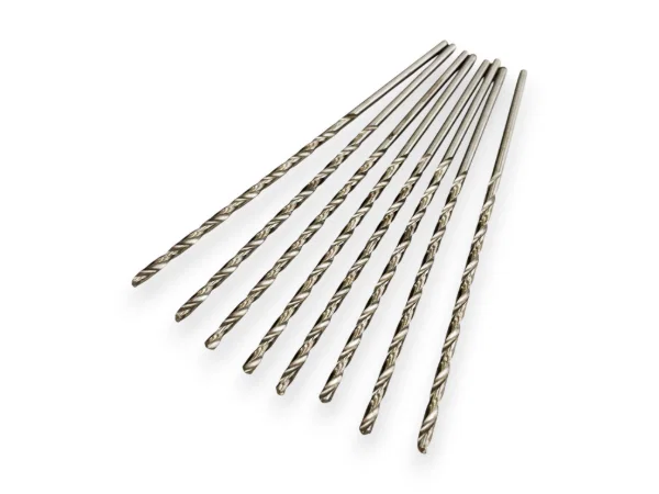 Toolzone 8PC 2mm Long Series HSS Drill Bit Set