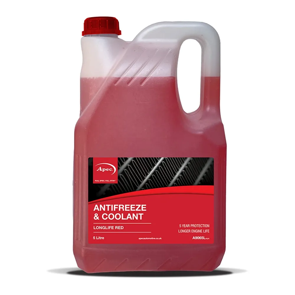 APEC A9065L Longlife Red Engine Antifreeze Coolant 5 Litre