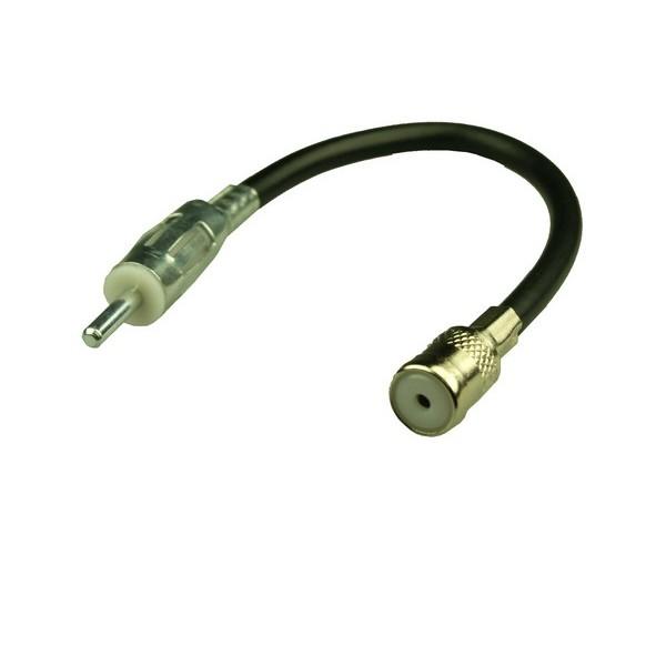 CELSUS Car Aerial Antenna Adaptor Male Plug 200mm Extension Cable Lead Radio
