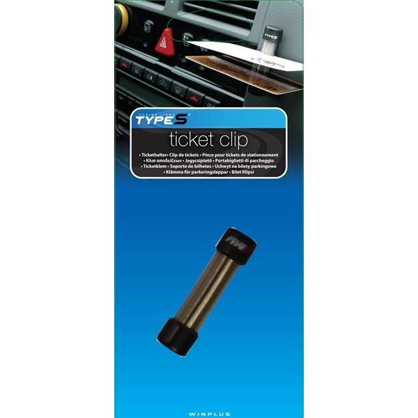 Car Windscreen Parking Permit Ticket Clip Holder Universal Charcoal Grey