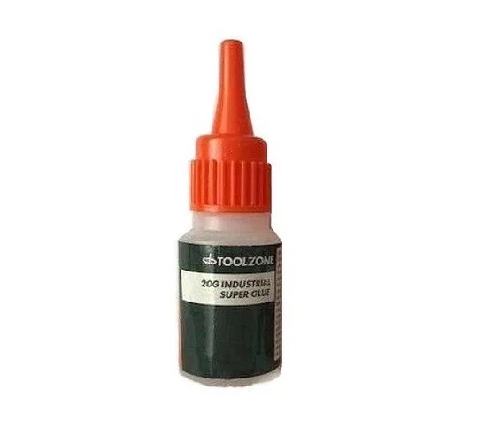 Toolzone Super Glue 20g Fast Acting Strong Universal Adhesive Repair