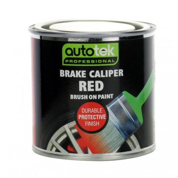 AUTOTEK Red Caliper Paint 250ml High Temp Brake Coating