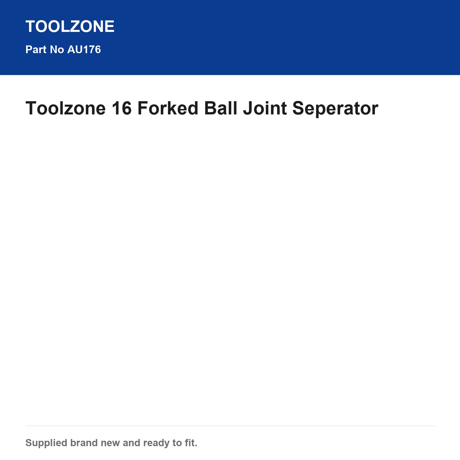 Toolzone 16 Forked Ball Joint Separator Automotive Tool AU176 - Image 4
