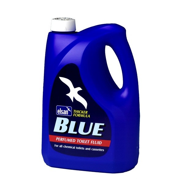 ELSAN Blue 2L Chemical Toilet Fluid Caravan Motorhome Boat Camping