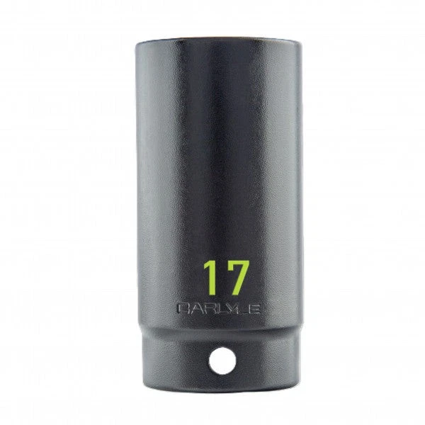 CARLYLE 1/2dr 17mm 6pt Deep Impact Socket Automotive