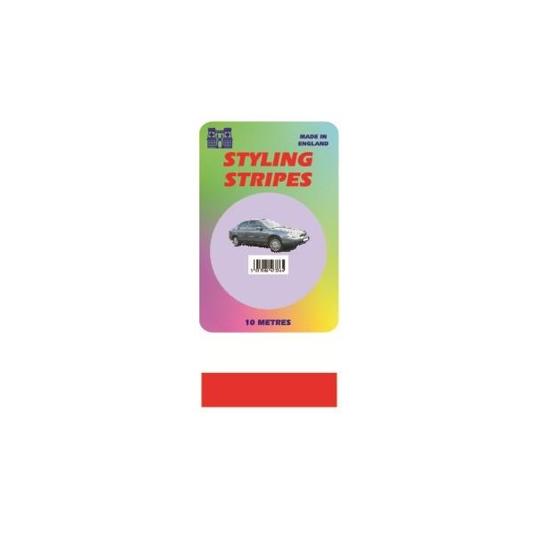 Red Single Stripe Car Pinstripe Tape 6mm x 10m Decal Trim