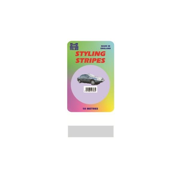 Silver Pinstripe Tape 6mm x 10m Car Trim CASTLE PROMOTIONS