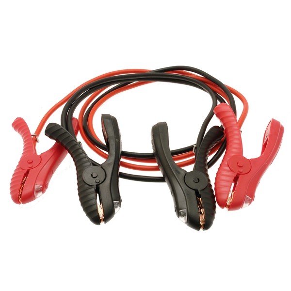 POLCO Jump Leads LED Clamps 5mm 2m Car Battery Booster Cables 12V
