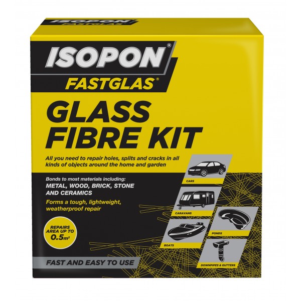 FASTGLAS Glass Fibre Senior Repair Kit Car Boat Body Composite