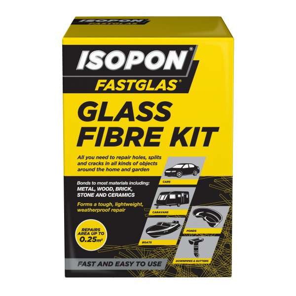 FASTGLAS Fibreglass Repair Kit Small | Glass Fibre Car Boat Body DIY - Image 2