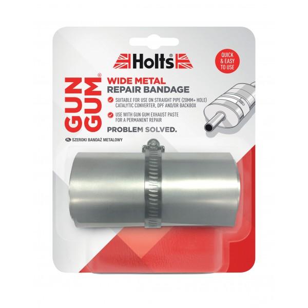 HOLTS Gun Gum Wide Metal Repair Bandage Exhaust Pipe Leak Seal Kit
