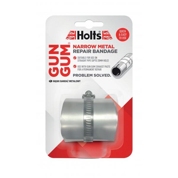 GUN GUM Exhaust Pipe Muffler Narrow Metal Repair Patch Seal HL2R6