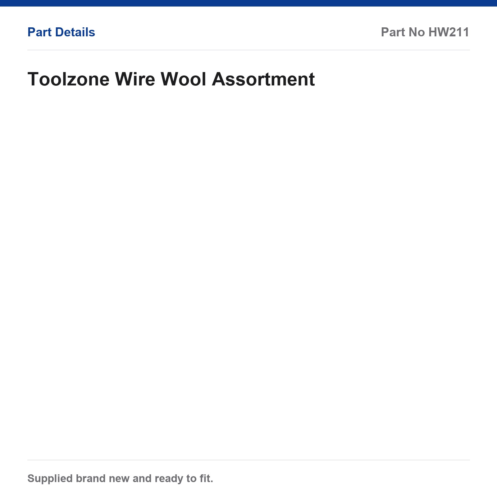 Wire Wool Assortment Toolzone HW211 Abrasive - Image 4