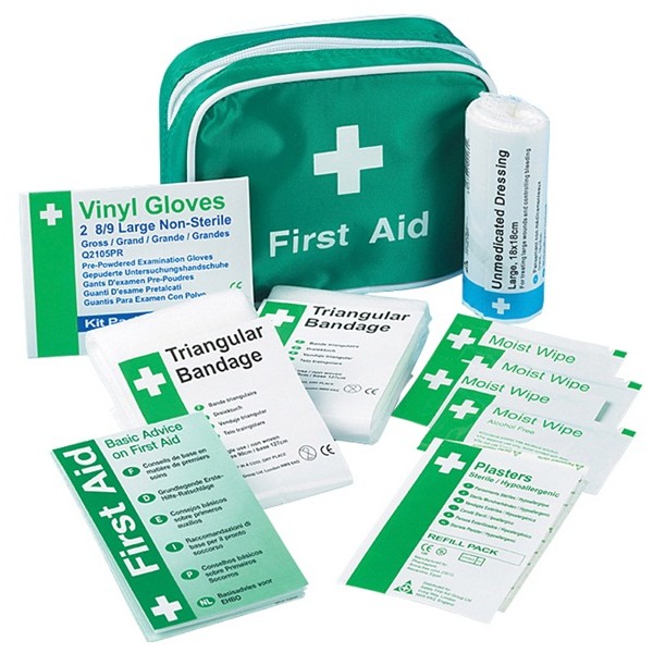 SAFETY FIRST AID 1 Person Travel First Aid Kit Emergency Car Home Portable