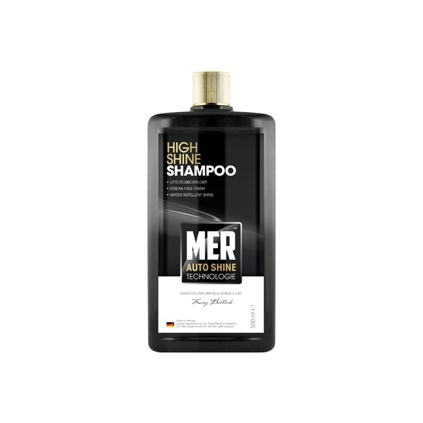 MER AST High Shine Car Shampoo 500ml Auto Wash Soap Gloss Clean Streak-Free